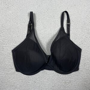 Thirdlove Womens Size 30F 24/7 Classic Contour Plunge Bra Black